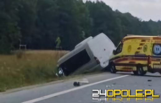 Wypadek śmiertelny na DK46. Droga zablokowana