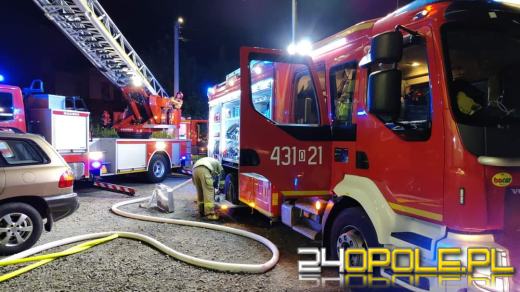 Pożar mieszkania w Kluczborku: przyczyną mogła być ładowana hulajnoga