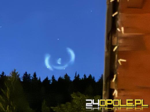 Rakieta przeleciała nad Polską. Zobacz jaki pokaz dała na niebie