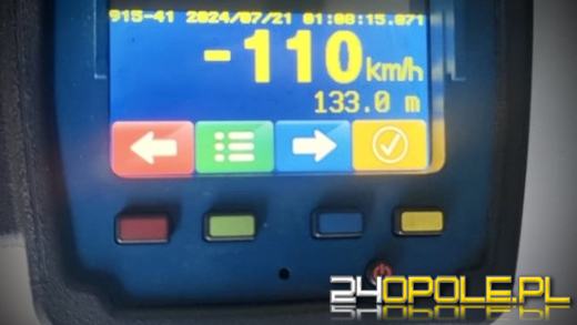 Brawurowa jazda zakończona utratą prawa jazdy. Efekty nocnej akcji DRIFT nyskiej drogówki