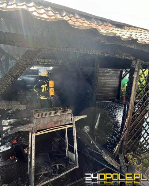  Pożar w Starym Koźlu. Spłonął dobytek mieszkańców jednej z rodzin