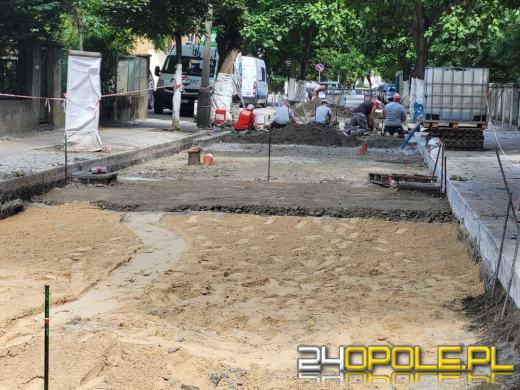Na ulicy Pasiecznej trwa drugi etap prac