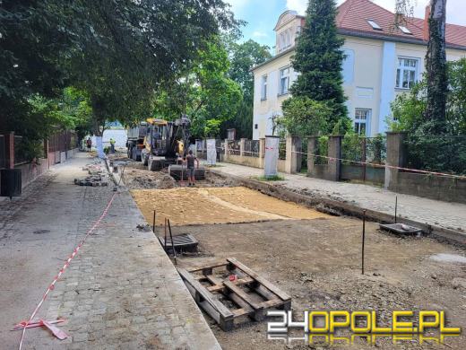 Na ulicy Pasiecznej trwa drugi etap prac