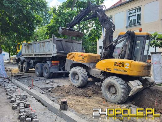 Na ulicy Pasiecznej trwa drugi etap prac
