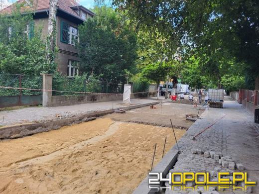 Na ulicy Pasiecznej trwa drugi etap prac