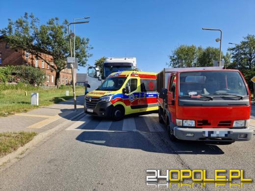 Wypadek na przejściu dla pieszych w Nysie