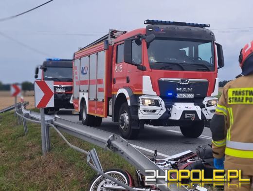 Dwie osoby poszkodowane w wypadku na DK 39