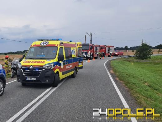 Dwie osoby poszkodowane w wypadku na DK 39