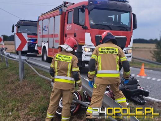 Dwie osoby poszkodowane w wypadku na DK 39