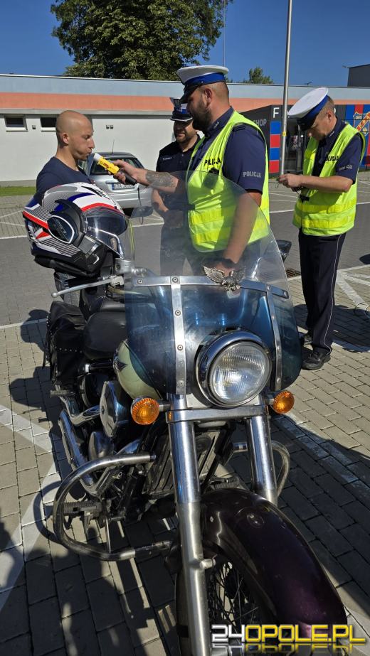 Weekend bezpiecznego motocyklisty. Akcja policyjna we współpracy z WORD Opole