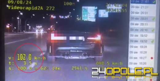 Pędził sportowym bmw po ulicach Opola - policjanci zatrzymali mu prawo jazdy