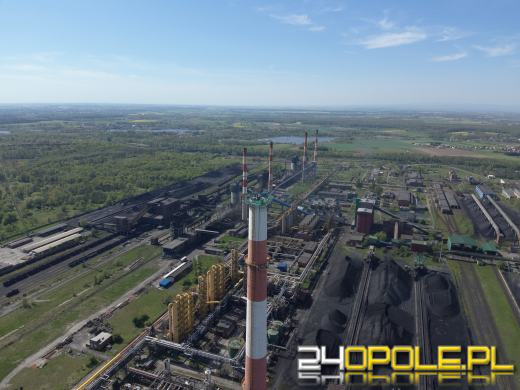 180-metrowy komin zniknął z panoramy Zdzieszowic