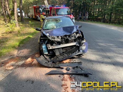 Zderzenie czołowe w miejscowości Wierzchy