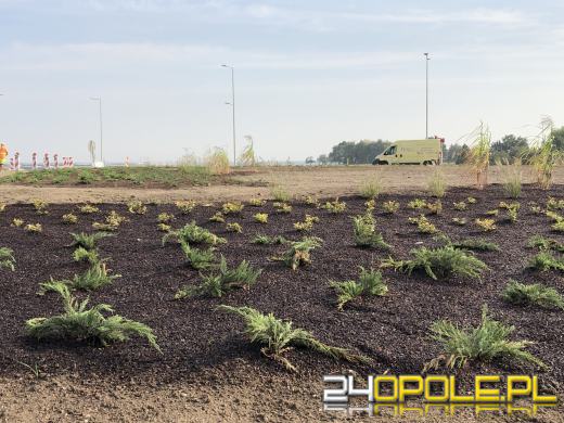 Budowa ronda w Zimnicach Małych na ostatniej prostej (WIDEO)