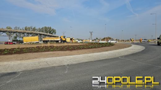 Budowa ronda w Zimnicach Małych na ostatniej prostej (WIDEO)