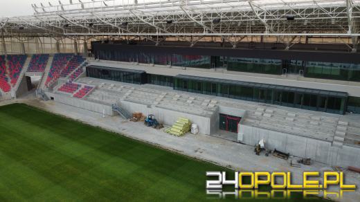 Stadion Opolski ukończony w 86% procentach