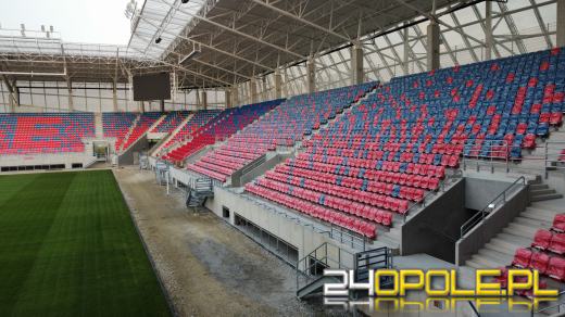 Stadion Opolski ukończony w 86% procentach