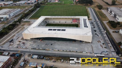 Stadion Opolski ukończony w 86% procentach