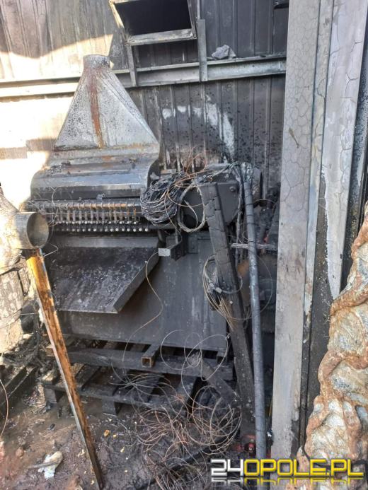 Pożar w stolarni w Odrowążu. Szybka akcja strażaków 