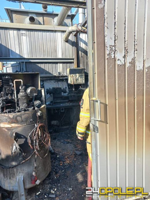 Pożar w stolarni w Odrowążu. Szybka akcja strażaków 