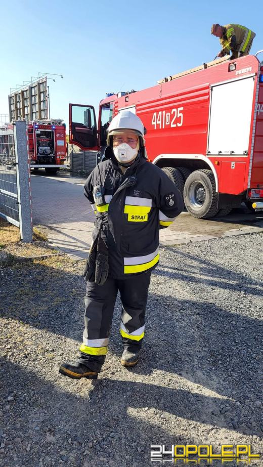 Pożar w stolarni w Odrowążu. Szybka akcja strażaków 