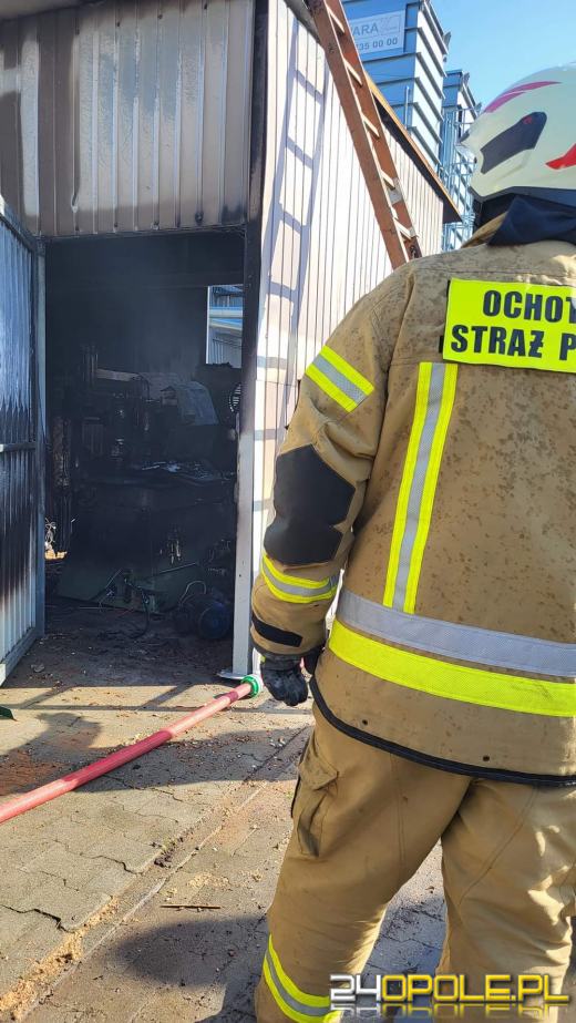 Pożar w stolarni w Odrowążu. Szybka akcja strażaków 