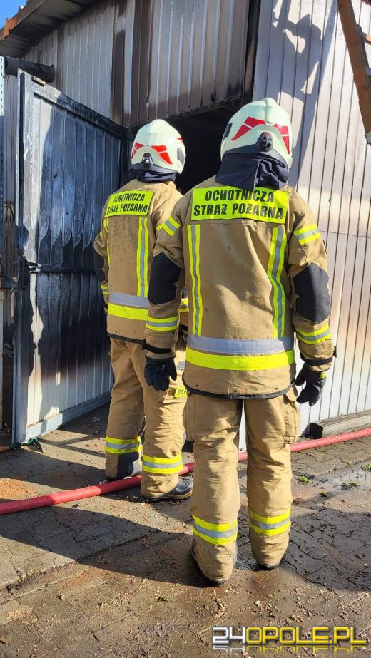 Pożar w stolarni w Odrowążu. Szybka akcja strażaków 