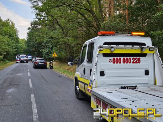 Dachowanie na DW463 między Antoniowem a Dylakami- kierowca nietrzeźwy