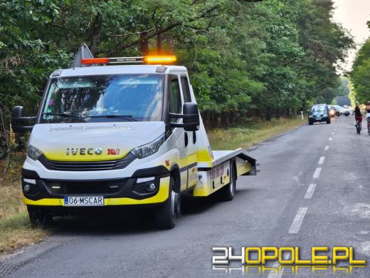 Dachowanie na DW463 między Antoniowem a Dylakami- kierowca nietrzeźwy