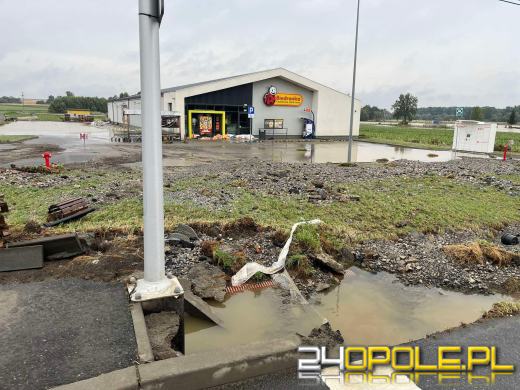 Zalania, utrudnienia w ruchu i działania ratownicze w regionie Opolszczyzny