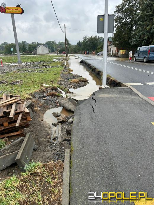 Zalania, utrudnienia w ruchu i działania ratownicze w regionie Opolszczyzny