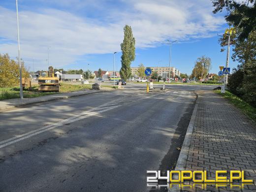 Utrudnienia na rondzie w Krapkowicach