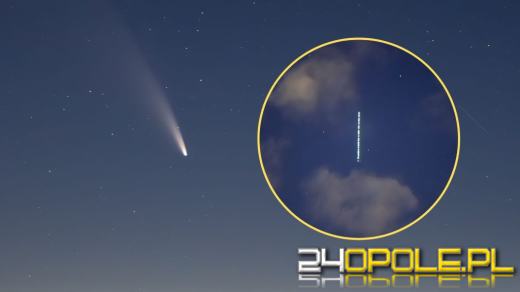 Starlinki i kometa - niezwykłe zjawisko dziś na wieczornym niebie
