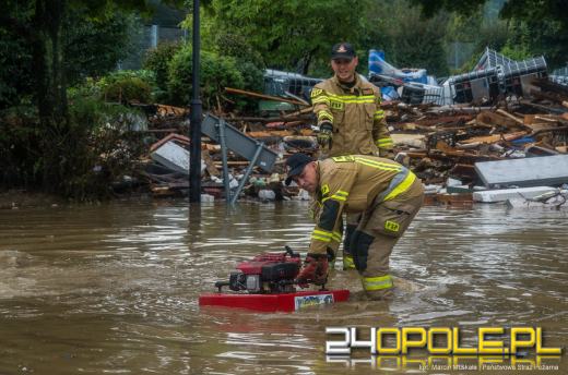 Strażacy podsumiowali działania powodziowe na terenie województwa opolskiego