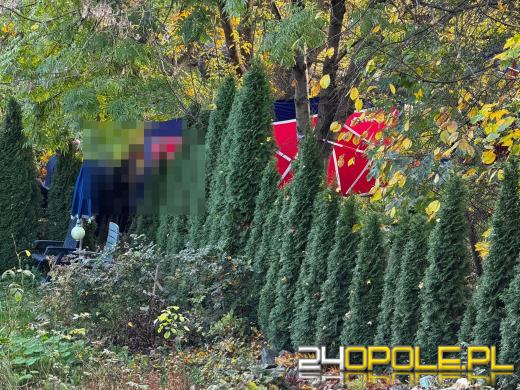 Ciało martwej osoby znalezione na ulicy Hallera w Opolu