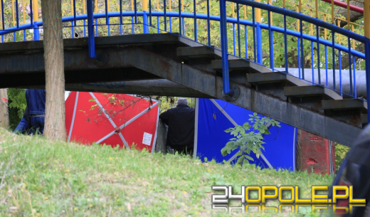 Ciało martwej osoby znalezione na ulicy Hallera w Opolu