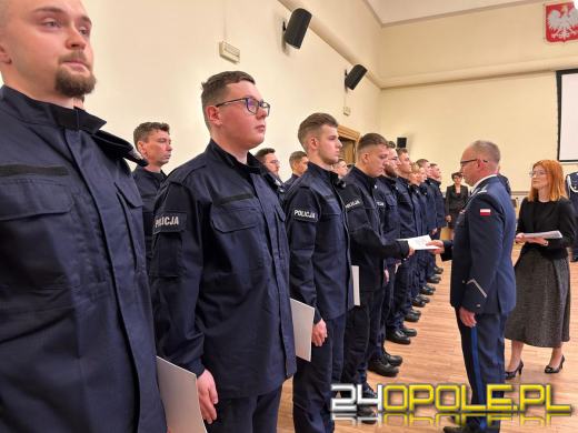 Szeregi opolskiej Policji zasiliło 22 nowych funkcjonariuszy