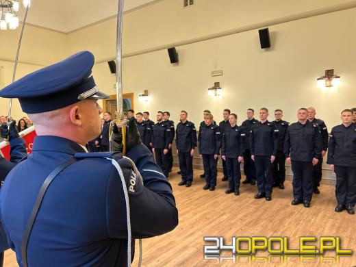 Szeregi opolskiej Policji zasiliło 22 nowych funkcjonariuszy