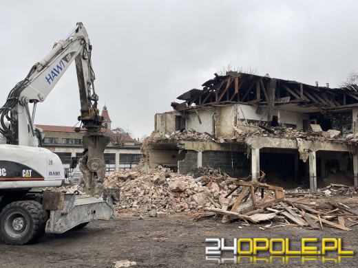 Wyburzanie idzie zgodnie z planem, a kotki odłowione