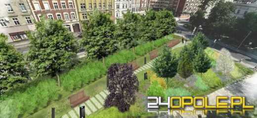 Nowy skwer w Opolu: zielona przestrzeń na Ozimskiej z unijnym wsparciem