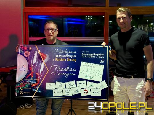 Kolacja pełna smaku i dobroci - dla Domowego Hospicjum dla Dzieci w Opolu
