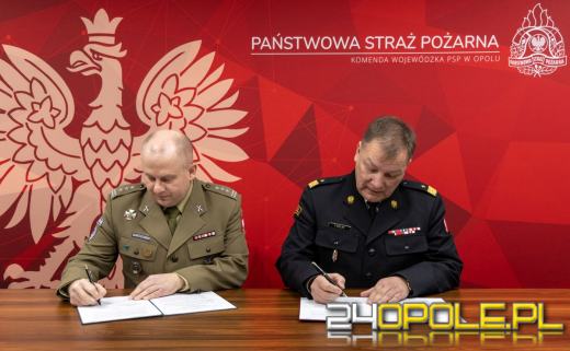 Straż Pożarna i Wojska Obrony Terytorialnej razem dla bezpieczeństwa