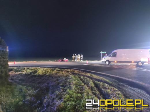 Kolizja na DK46 w Dąbrowie. Sprawca bez uprawnień