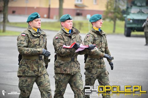Uroczysta przysięga wojskowa w 10 Opolskiej Brygadzie Logistycznej