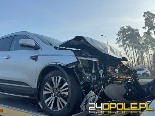 Kolizja na skrzyżowaniu ulic Częstochowskiej i obwodnicy Opola