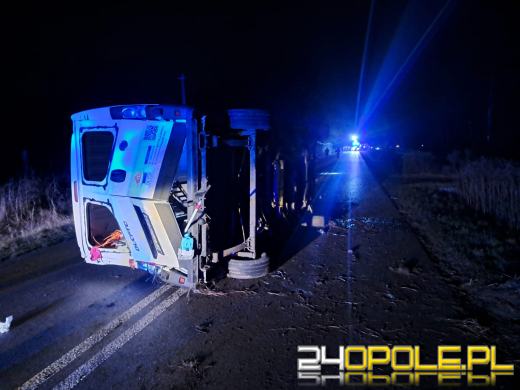 Uwaga kierowcy! Dziś ślisko na drogach, kolejne kolizje w powiecie oleskim