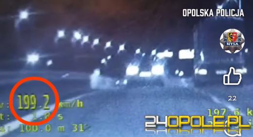 Akcja grupy SPEED. Rekordzista jechał 200 km/h obwodnicą Nysy