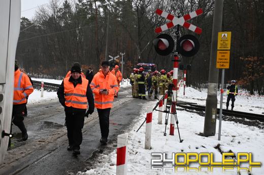 Zderzenie pociągu z samochodem w Nowej Schodni (AKTUALIZACJA)