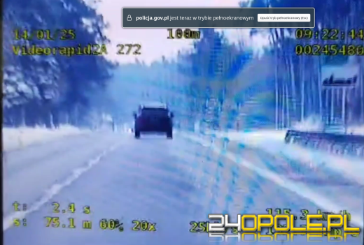 Kierowcy przekraczający prędkość w oku policyjnego wideorejestratora