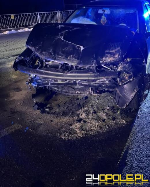 Oddaliła się po zderzeniu z pługopiaskarką. Została odnaleziona po ponad godzinie